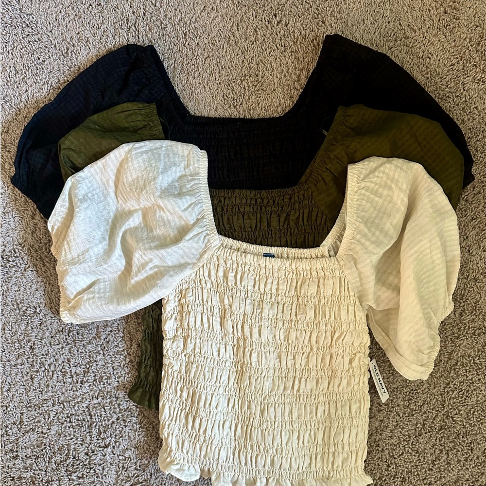 Old Navy Smocked Blouse Set